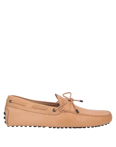 Tod's Loafers In Beige