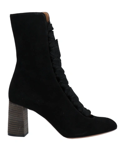 Chloé Ankle Boots In Black