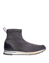 Dunhill Ankle Boots In Steel Grey