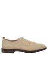 Buttero Lace-up Shoes In Beige