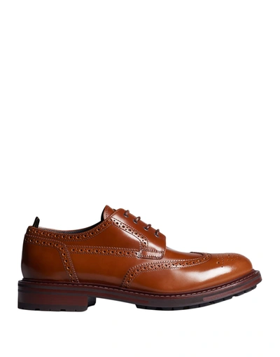 Dunhill Lace-up Shoes In Brown