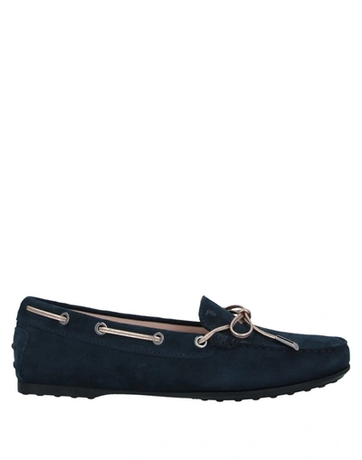 Tod's Loafers In Dark Blue
