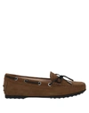 Tod's Loafers In Khaki
