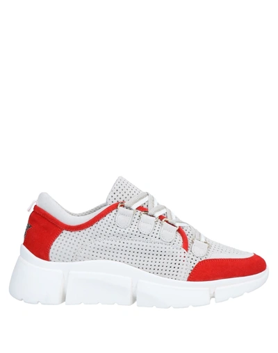 Lorena Antoniazzi Panelled Chunky Sneakers In Red