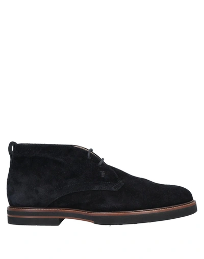 Tod's Ankle Boots In Black