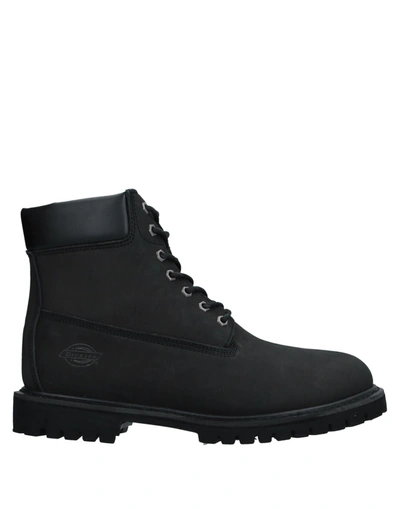 Dickies Ankle Boots In Black