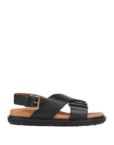 Marni Sandals In Black