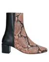 Vanessa Bruno Ankle Boots In Light Brown