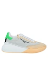Stella Mccartney Multicolor Loop Sneakers In Grey
