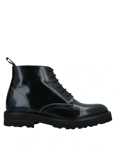 Low Brand Ankle Boots In Black