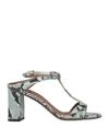 L'autre Chose Sandals In Sage Green