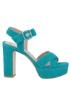 Marian Sandals In Turquoise