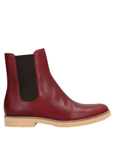 Stephen Venezia Ankle Boots In Red