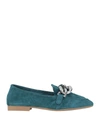 Formentini Loafers In Deep Jade