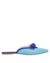 Anna Baiguera Mules & Clogs In Azure