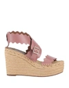 Chloé Espadrilles In Pink