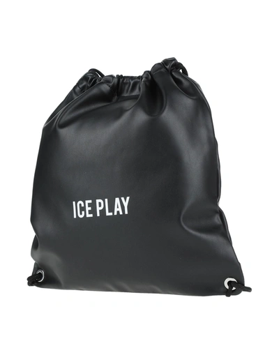 Ice Play Backpacks In Black