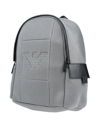 Emporio Armani Backpacks In Grey