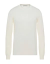Alpha Studio Sweaters In White