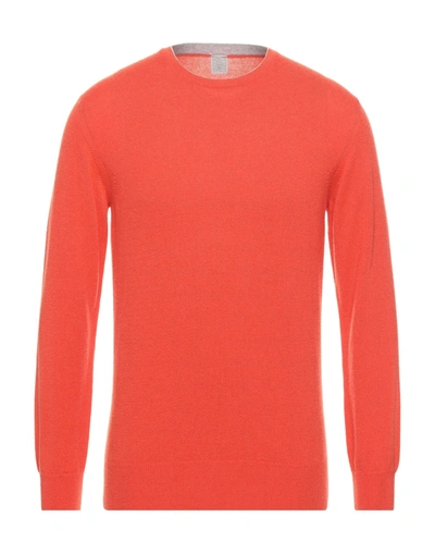 Eleventy Sweaters In Orange