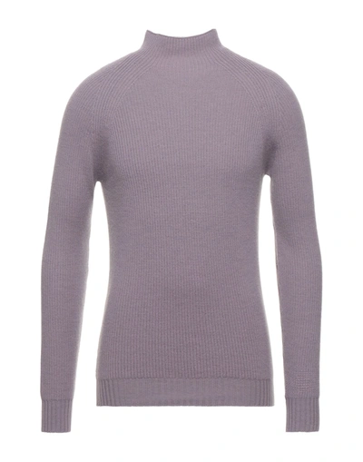 Alpha Studio Turtlenecks In Light Purple