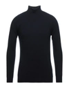 Alpha Studio Turtlenecks In Dark Blue