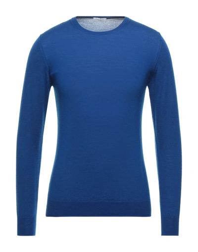 Paolo Pecora Sweaters In Bright Blue