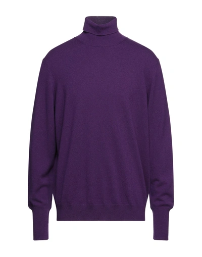 Drumohr Turtlenecks In Dark Purple