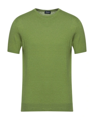 Drumohr Sweaters In Green