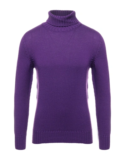 Drumohr Turtlenecks In Purple