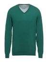 Paolo Pecora Sweaters In Emerald Green