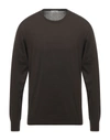 Paolo Pecora Sweaters In Brown