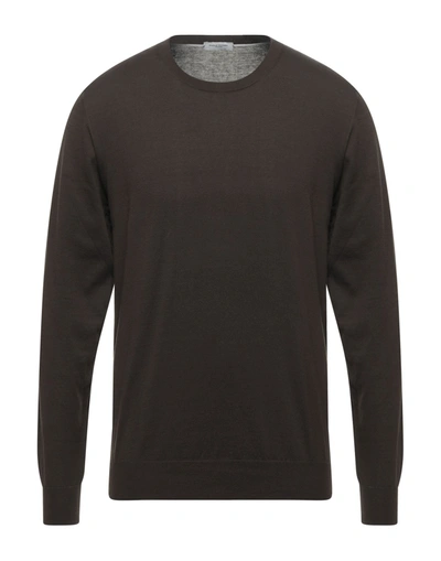 Paolo Pecora Sweaters In Brown