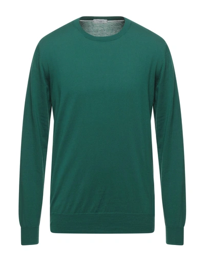 Paolo Pecora Sweaters In Emerald Green