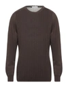 Paolo Pecora Sweaters In Brown