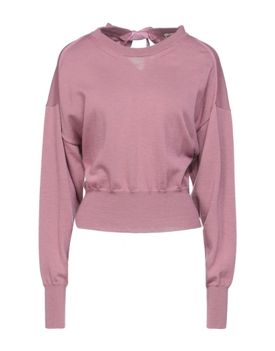 Semicouture Sweaters In Pink