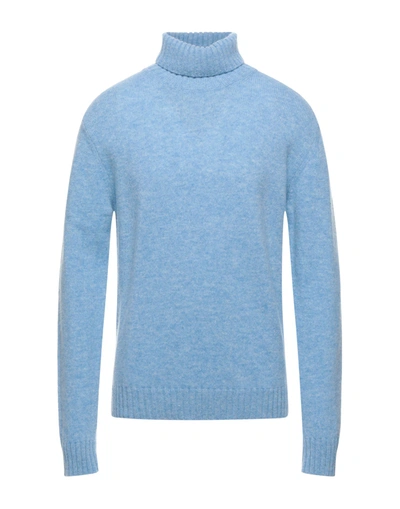 Irish Crone Turtlenecks In Azure