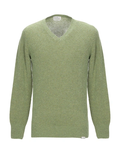 Brooksfield Sweaters In Light Green