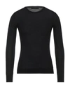 Vneck Sweaters In Black