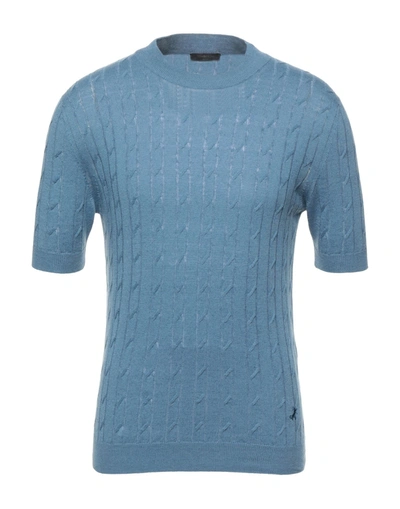 Tombolini Sweaters In Pastel Blue