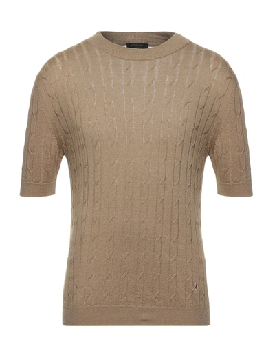 Tombolini Sweaters In Camel