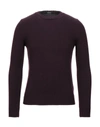Alpha Studio Sweaters In Deep Purple