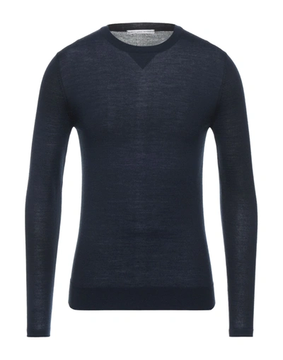 Grey Daniele Alessandrini Sweaters In Blue