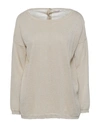 Rossopuro Sweaters In Beige