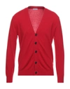 Simon Gray. Cardigans In Red