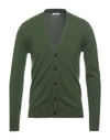 Simon Gray. Cardigans In Military Green