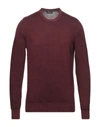 Drumohr Sweaters In Maroon