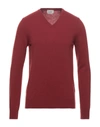 Brooksfield Sweaters In Red