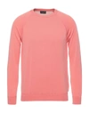 Drumohr Sweaters In Salmon Pink