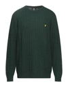 Lyle & Scott Sweaters In Emerald Green